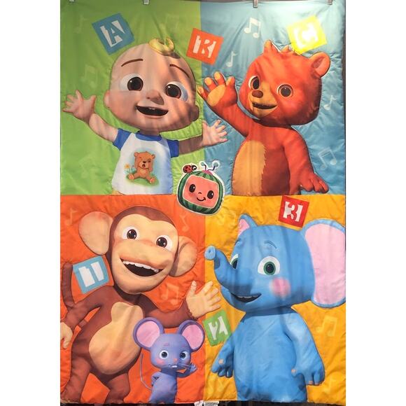 CoComelon Toddler Bedding Set – Reversible Comforter & Sheets - Picture 2 of 16